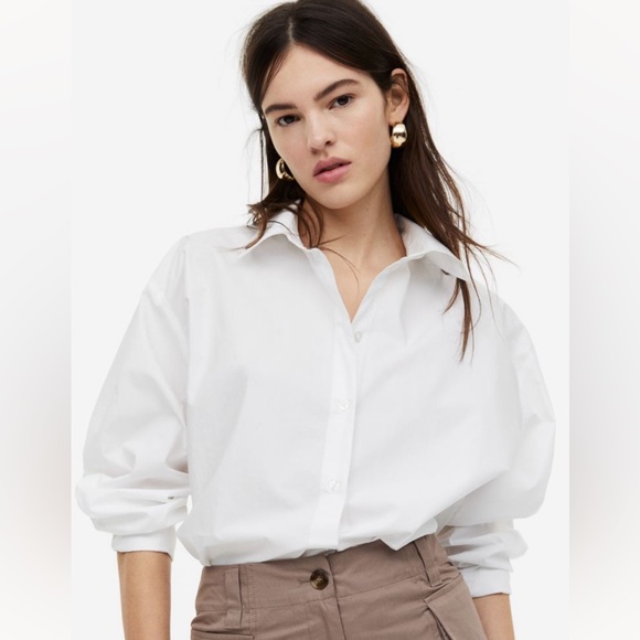 H&M oversized shirt | NWT - Picture 3 of 11